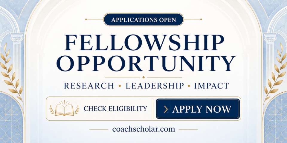 fellowship applications open banner