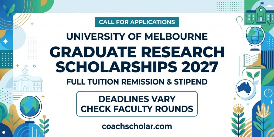 Univeristy of Melbourne scholarship