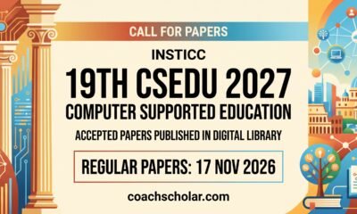 19th International Conference on Computer Supported Education (CSEDU 2027)