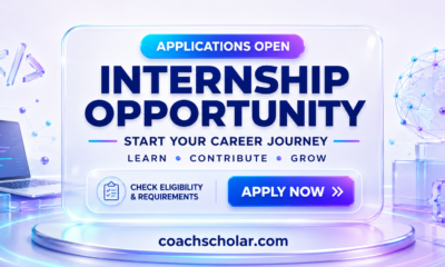 internship applications open banner