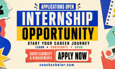 internship applications open banner