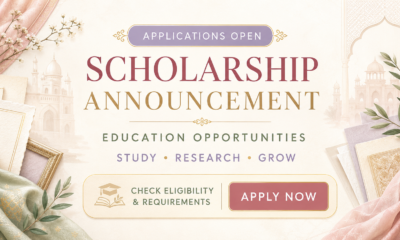 Scholarship applications open banner
