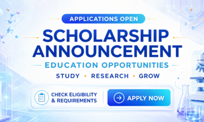 Scholarship applications open banner