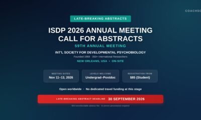 ISDP 2026 Annual Meeting, International Society for Developmental Psychobiology, Late-Breaking Abstract Deadline 30 September 2026, New Orleans USA